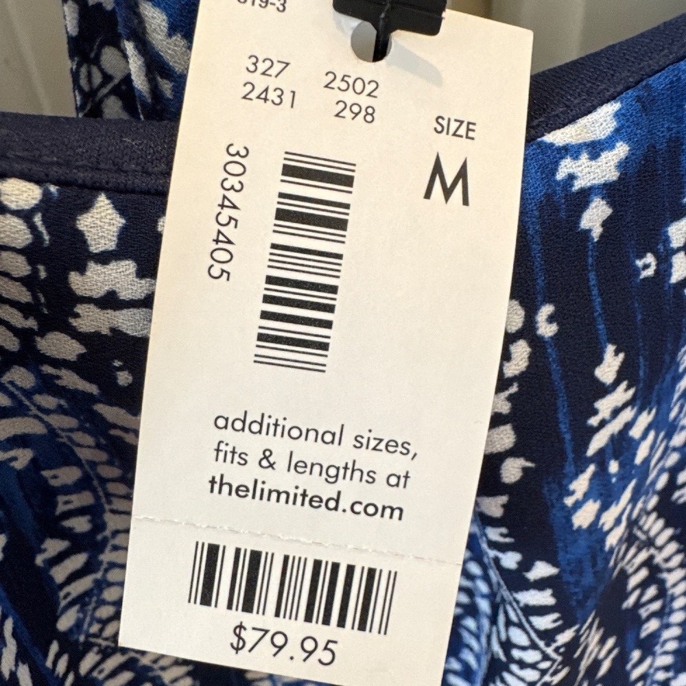 The Limited blue dress- size M - Picture 8 of 8
